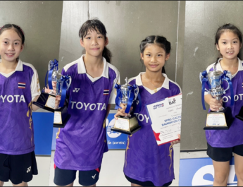 สรุปผลงานนักกีฬา สโมสรสปิริตบายมณีพงศ์ ในรายการ SPRC – CALTEX – YOUNG BADMINTON CHAMPIONSHIP 2024