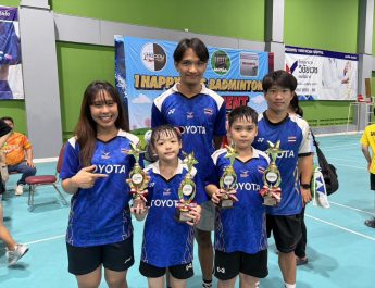 สรุปผลงานนักกีฬา สโมสรสปิริตบายมณีพงศ์ ในรายการBadminton Tournament 2026 No Rank #1